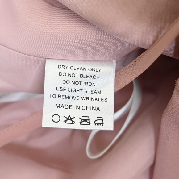 Azazie Ginny Junior Special Occasion A-Line Chiffon Dress in Dusty Rose Small - Picture 11 of 11